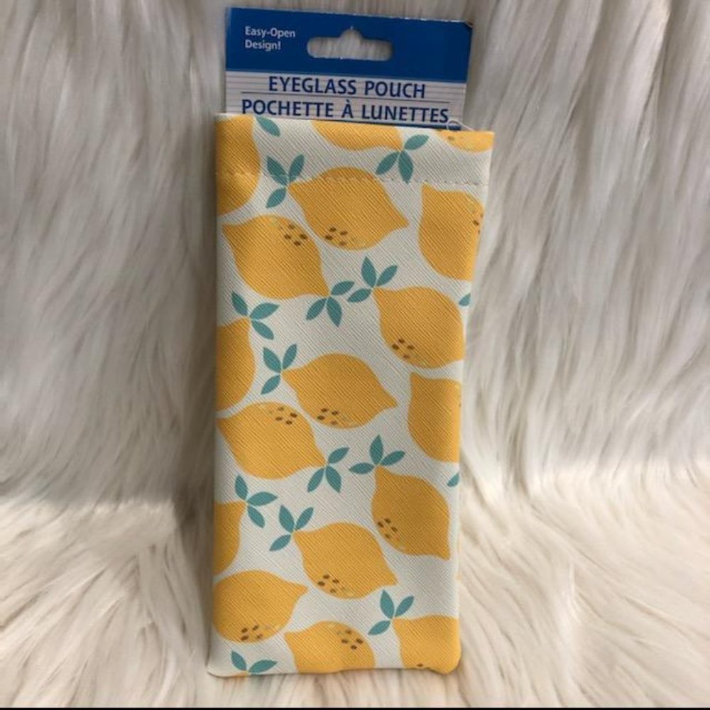 Lemons Eyeglass Pouch.